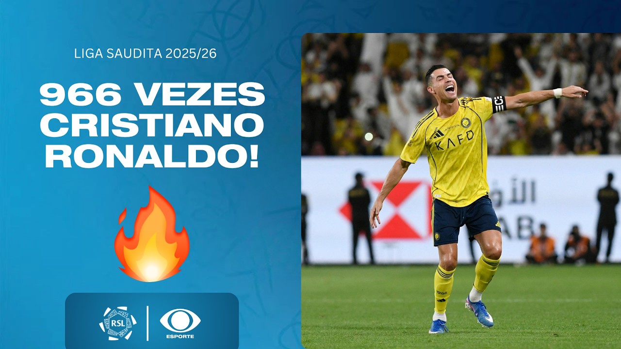 Cristiano Ronaldo marca gol de p&ecirc;nalti pelo Al Nassr sobre Al Najma