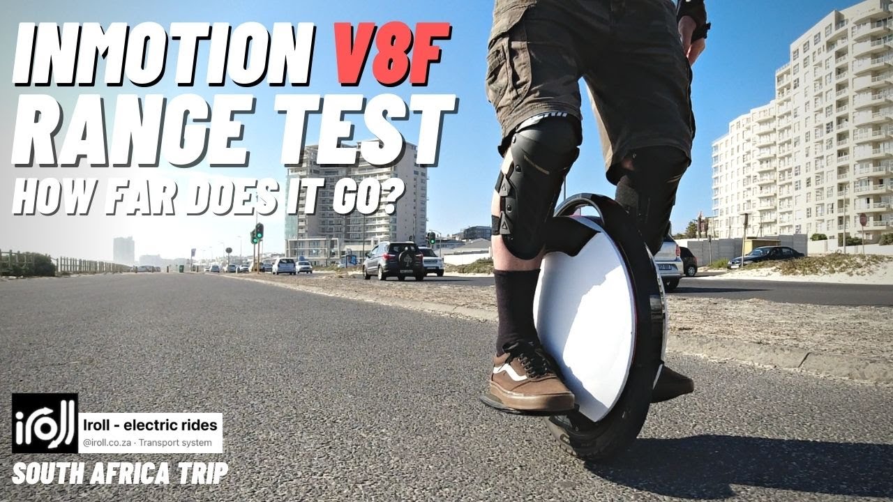 INMOTION V8F - Range Test - How far does it go?