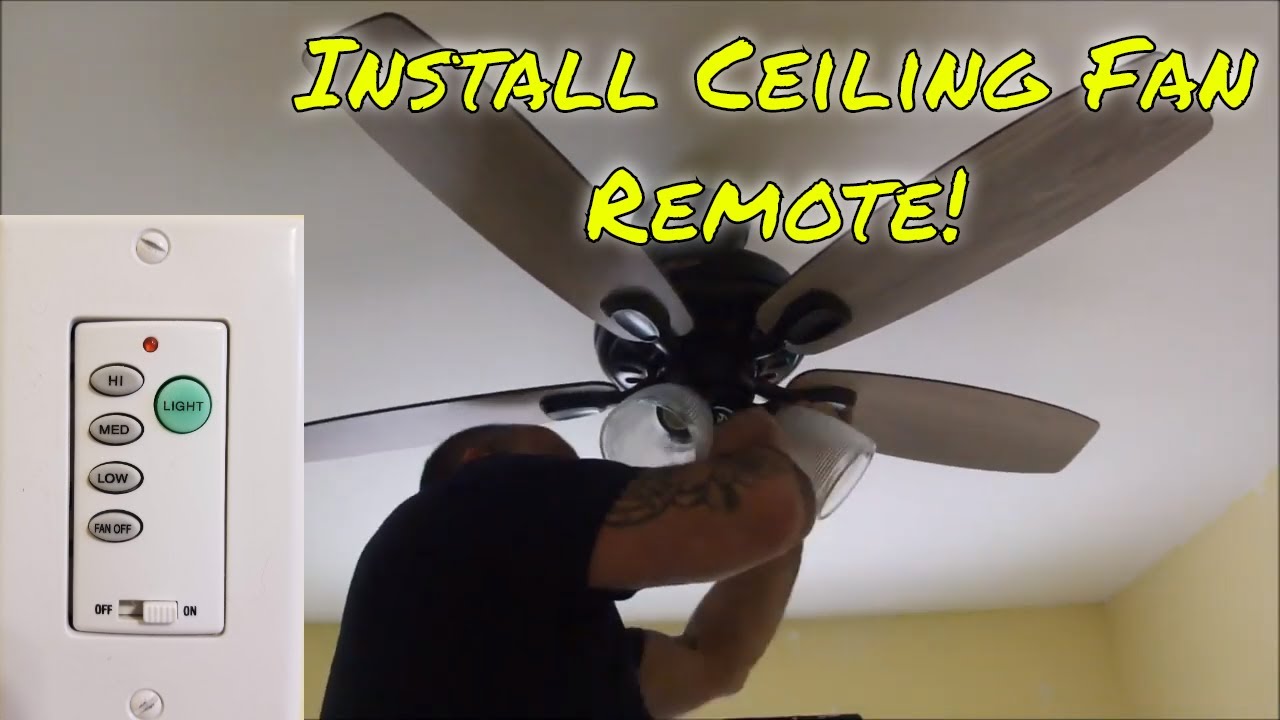 How to Install A Ceiling Fan Remote Control