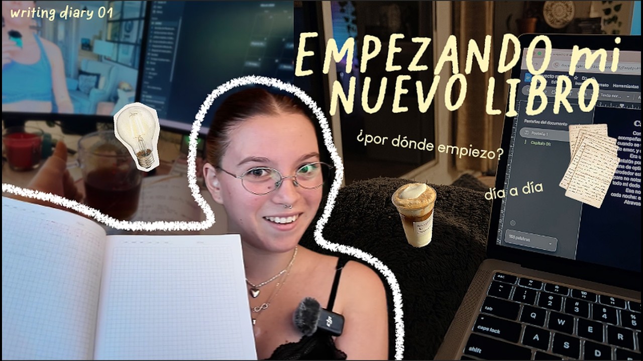empezando a escribir mi NUEVO LIBRO desde 0 | writing diary. 01.