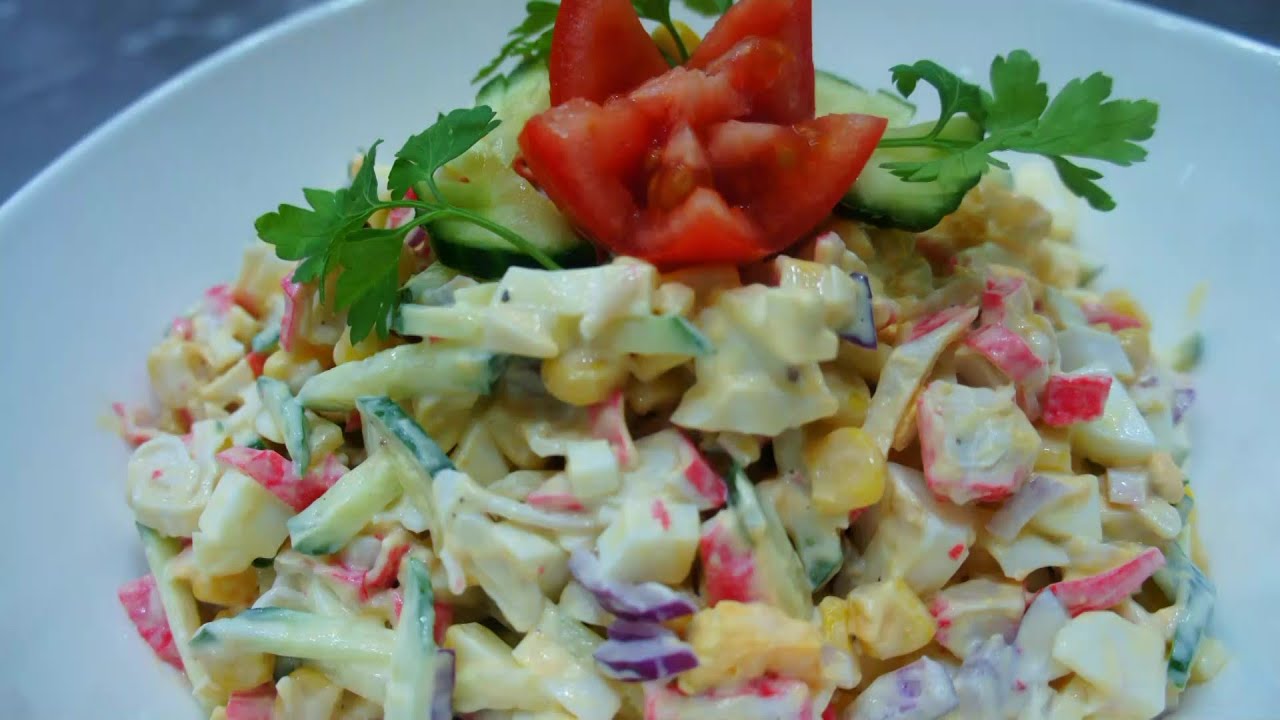 Krabbenstäbchen Salat......