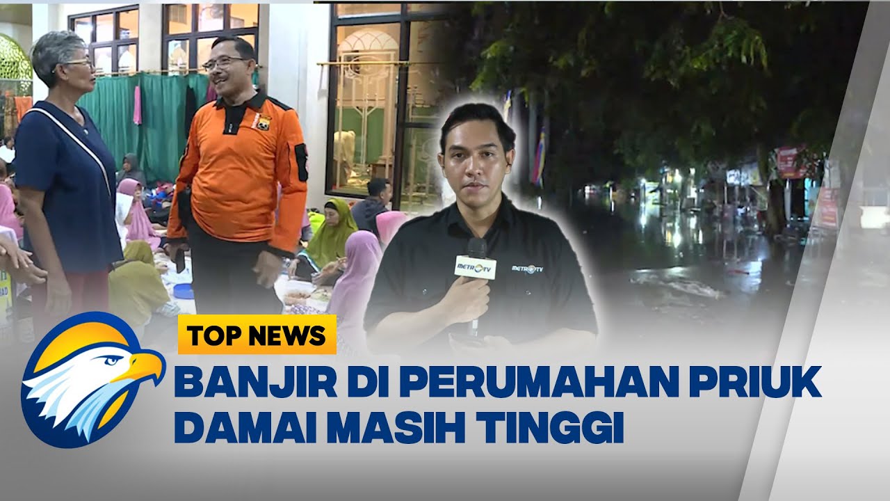 Banjir Periuk Damai Tangerang Masih Setinggi 2 Meter - [Top News]