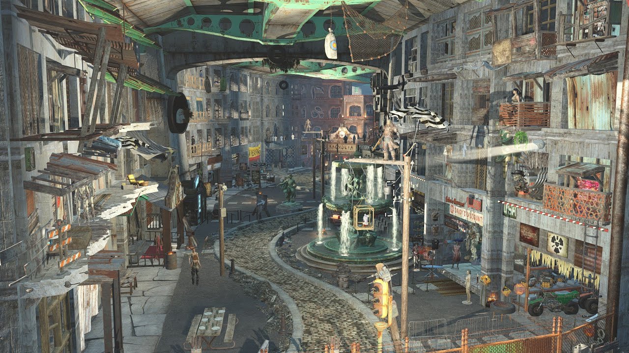 Я ПОТРАТИЛ ГОД, работая над этим поселением в FALLOUT 4!