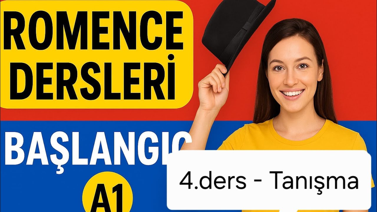Ders 4 - Tanışma ❗️ / Romence A1 Dersleri  ROMENCE ÖGRENİYORUM 🇷🇴#limbaromână 