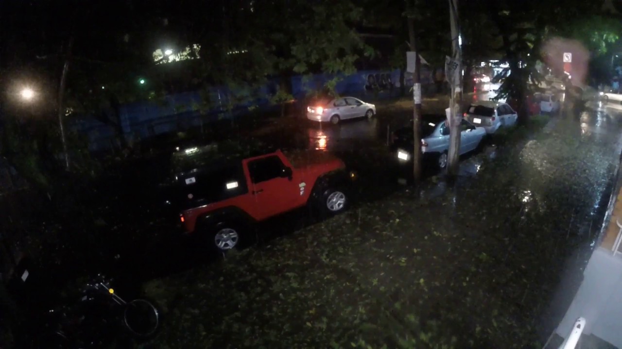 FUERTE TORMENTA EN CDMX 23 de ABRIL 2018