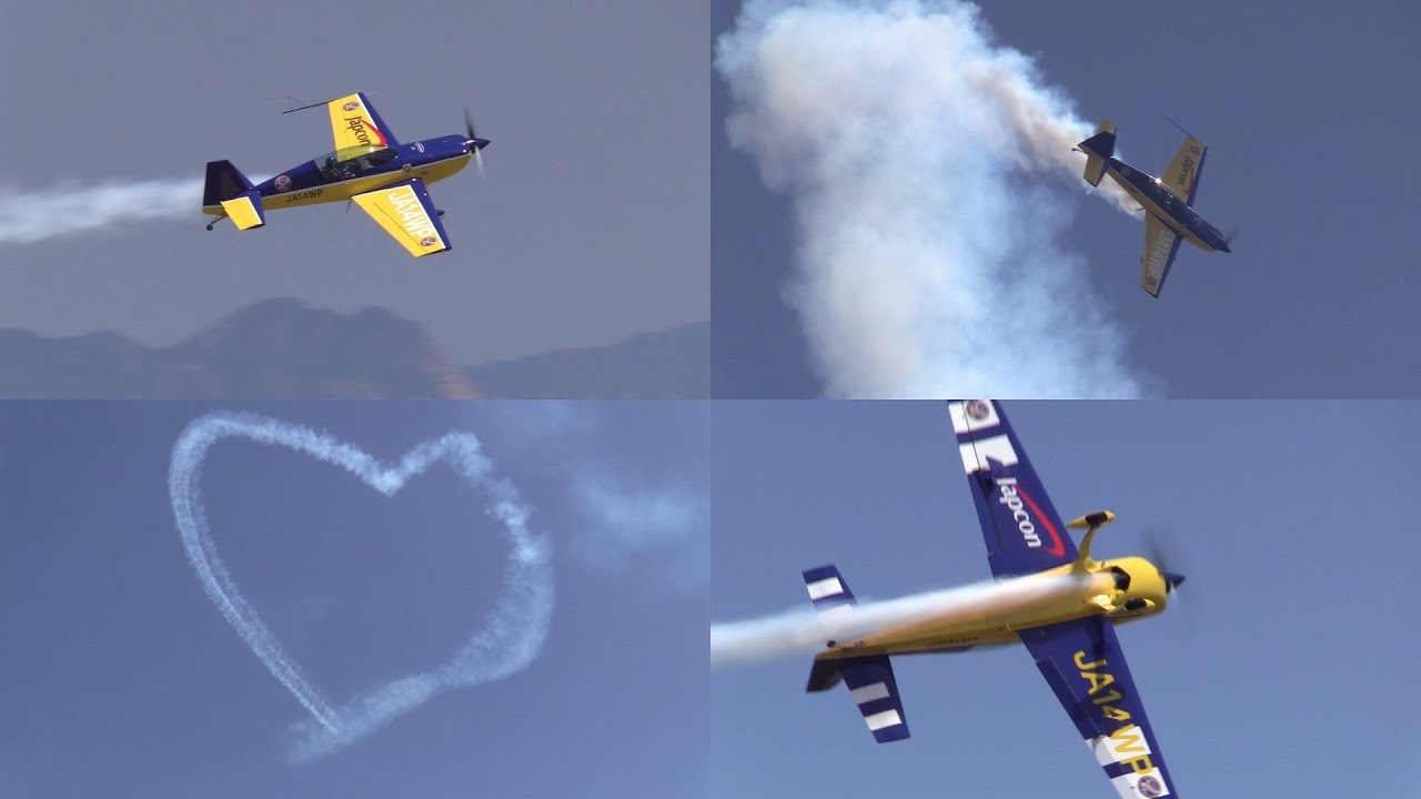 25/05/04 岩国基地フレンドシップデー2025 曲技飛行 Whisky Papa Extra 300L Aerobatics (2nd) at Iwakuni Friendship Day