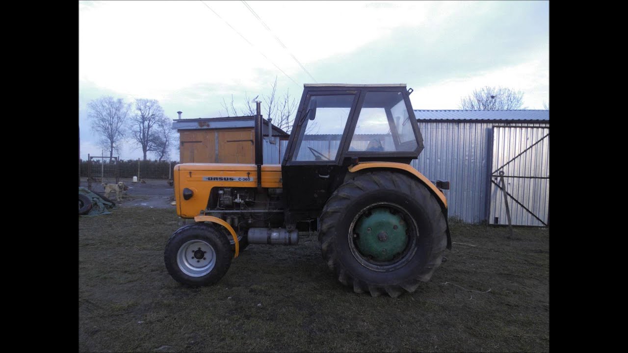 Zmiana kół przednich na Balonówki Ursus C360         10.0/75-15.3