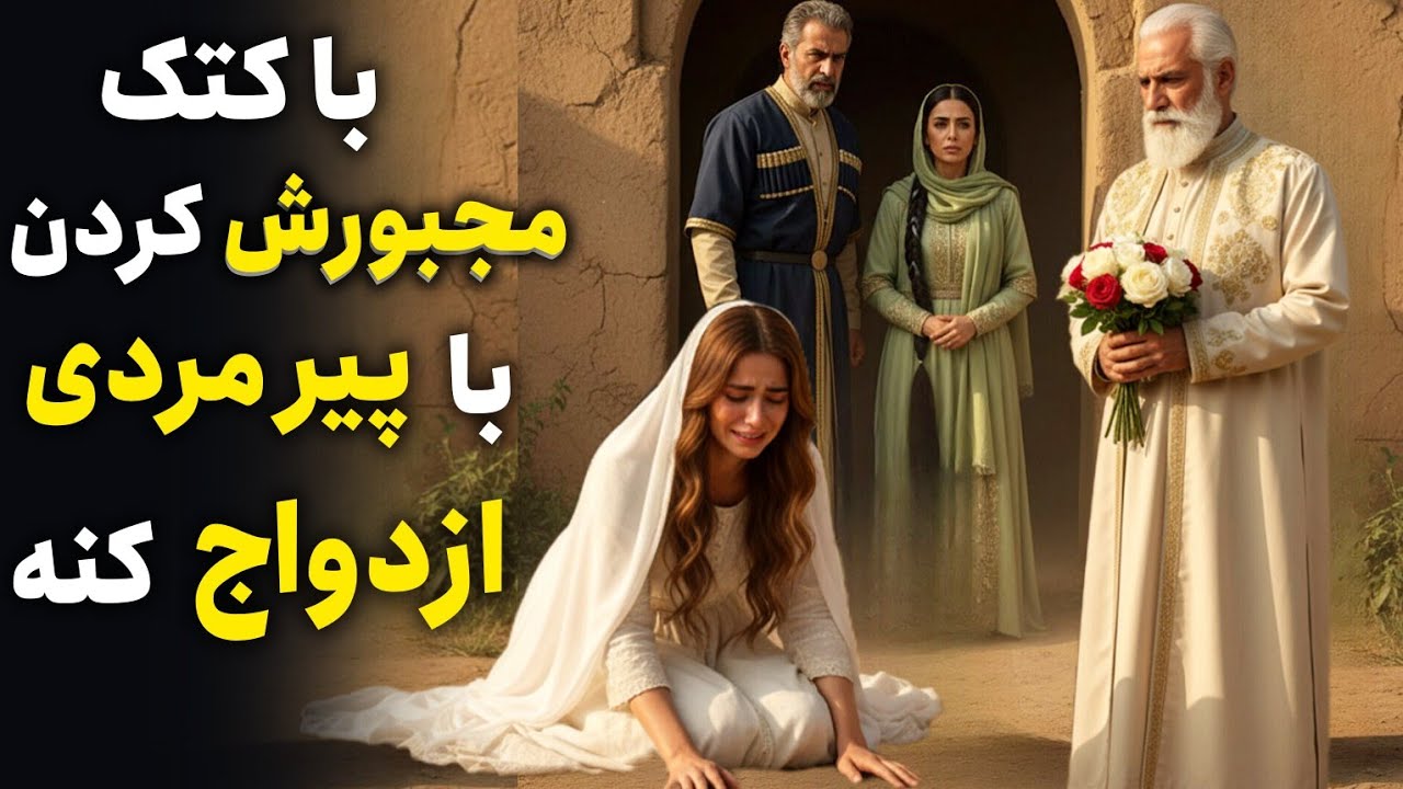 عموش با کتک مجبورش کرد با یه پیرمرد پولدار ازدواج کنه… فقط برای پول! 😱
