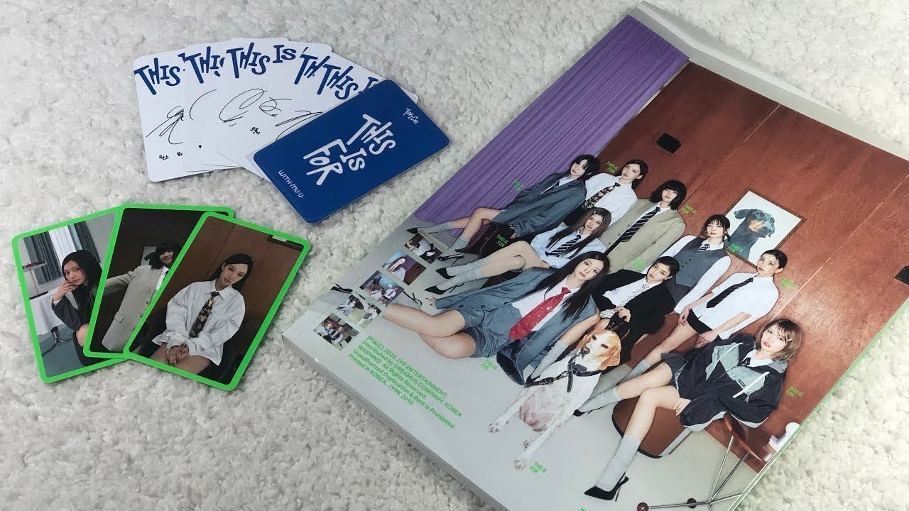 UNBOXING album this is for de TWICE en español 