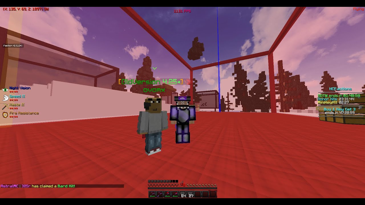 AstralMC | HCF #5 | DEJAMOS RAID FACS Y TERMINAMOS CON EL SERVIDOR