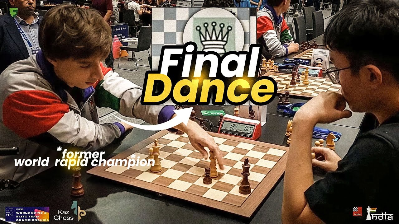The game that made Al-Ain ACMG UAE World Rapid Team 2024 Champion - Dubov v Jingyao