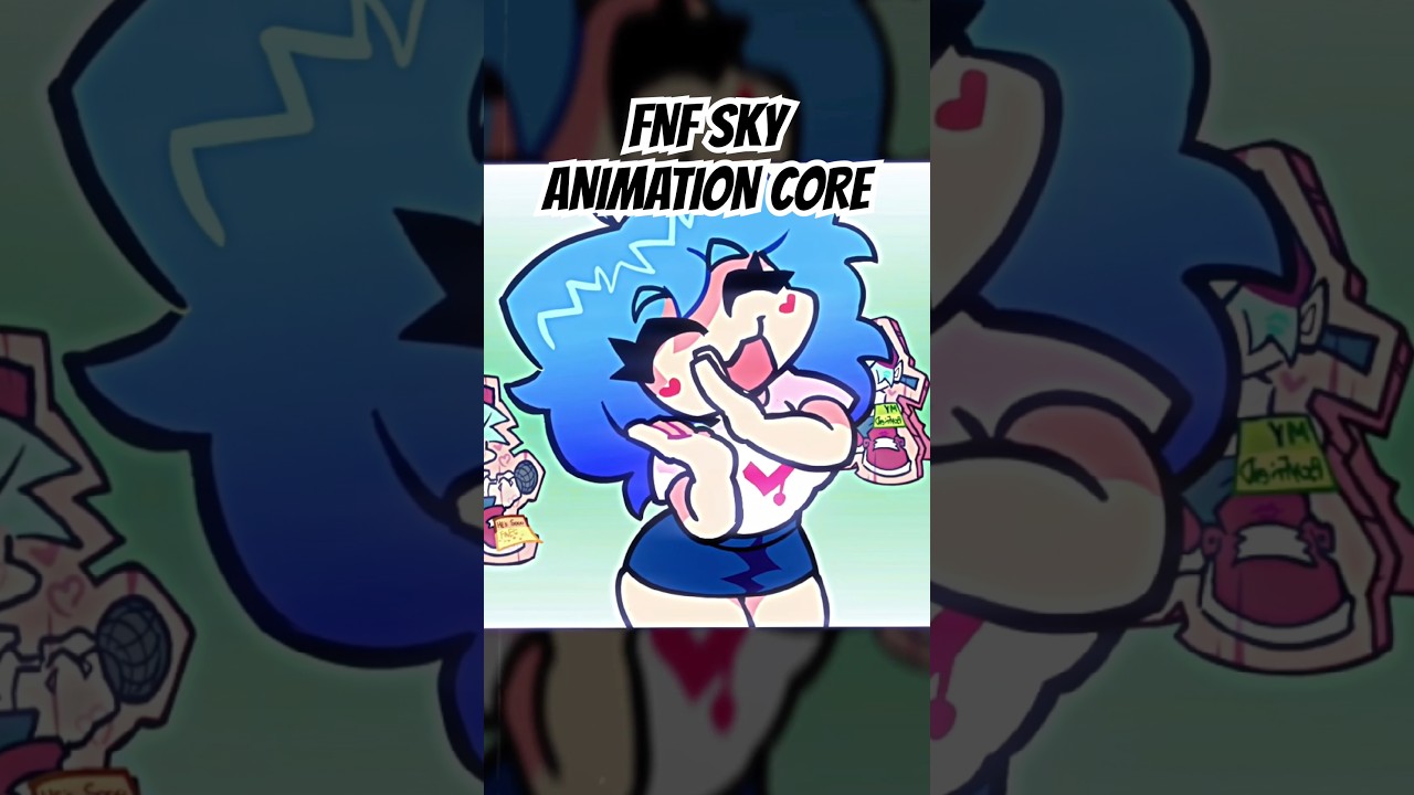 FNF SKY ANIMATION CORE #fnf #animation #sky