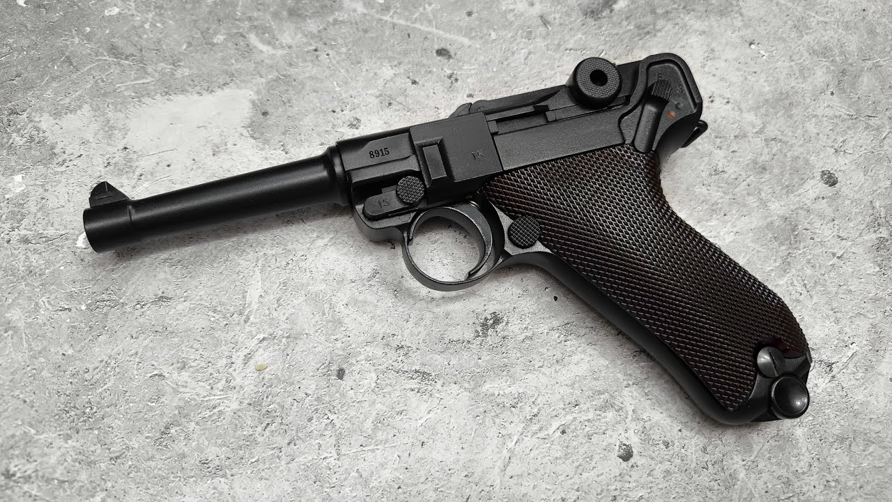 LUGER P08 - КРУТОЙ ПНЕВМАТИЧЕСКИЙ ПИСТОЛЕТ С BLOWBACK - ОБЗОР И ТЮНИНГ