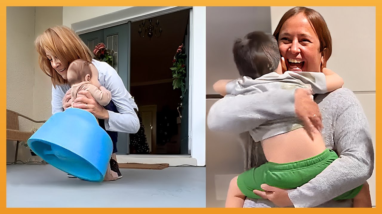 БАБУШКА И ДЕДУШКА ВПЕРВЫЕ ВСТРЕЧАЮТ ВНУКА! | ТРОГАТЕЛЬНЫЕ СЮРПРИЗЫ