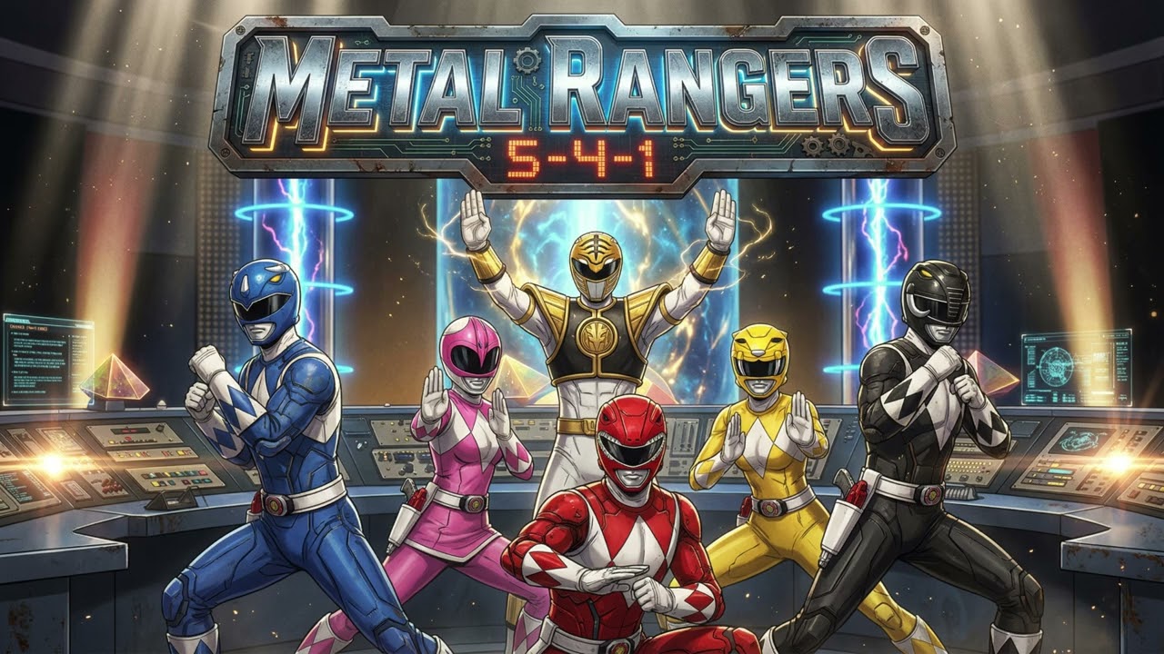 Metal Rangers 5-4-1! An AI Metal Cover of the 5-4-1 Power Rangers Song!
