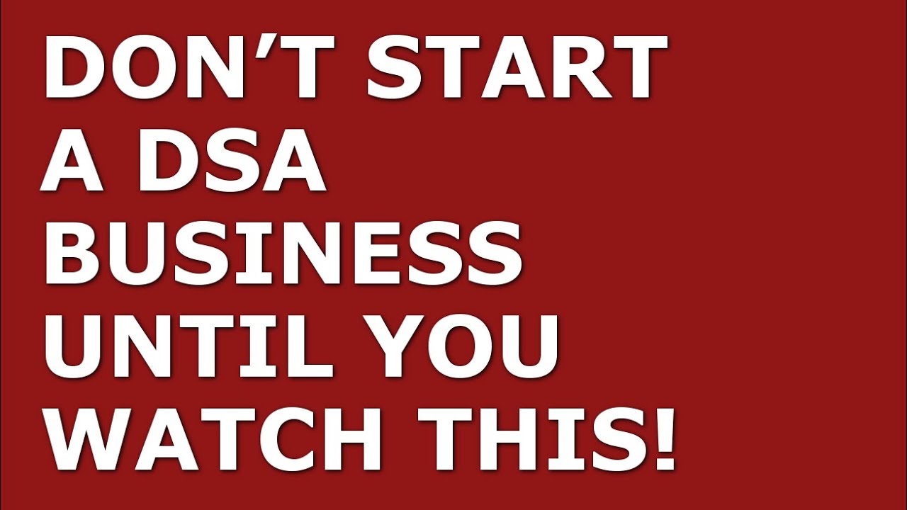 How to Start a DSA Business | Free DSA Business Plan Template Included