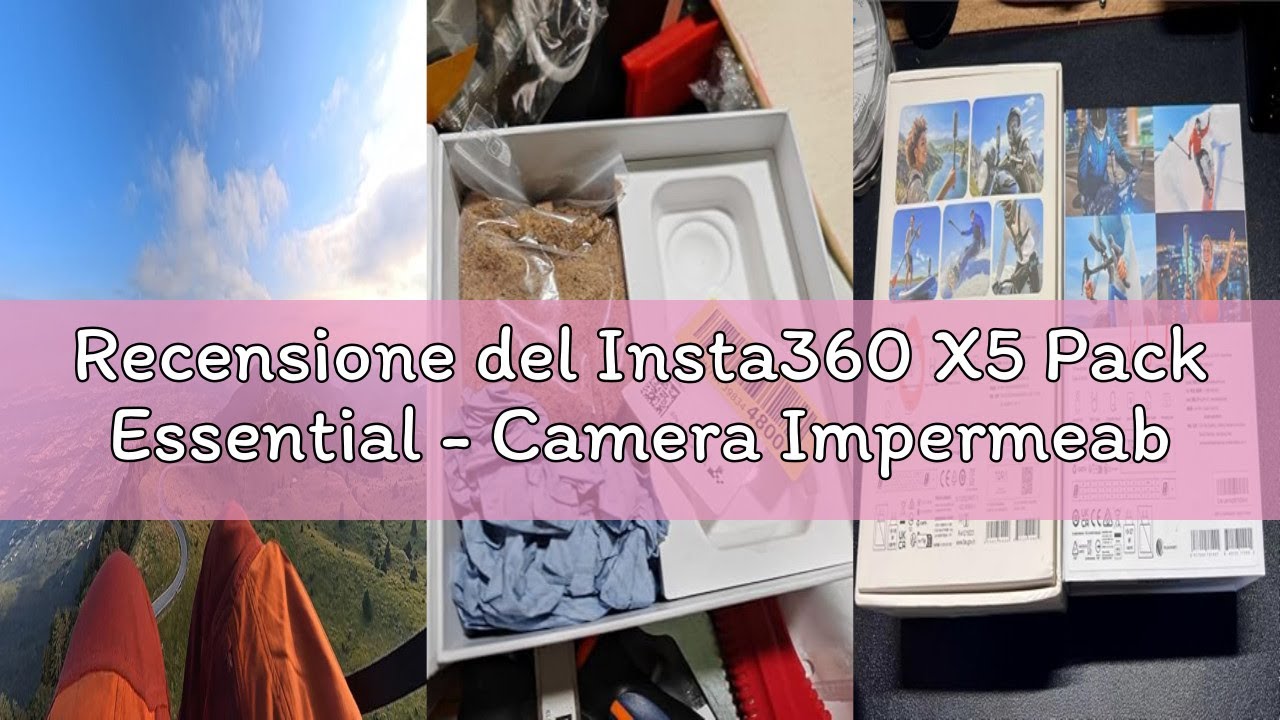 Recensione del Insta360 X5 Pack Essential - Camera Impermeabile 8K 360º, Superba in Bassa Luce, Self