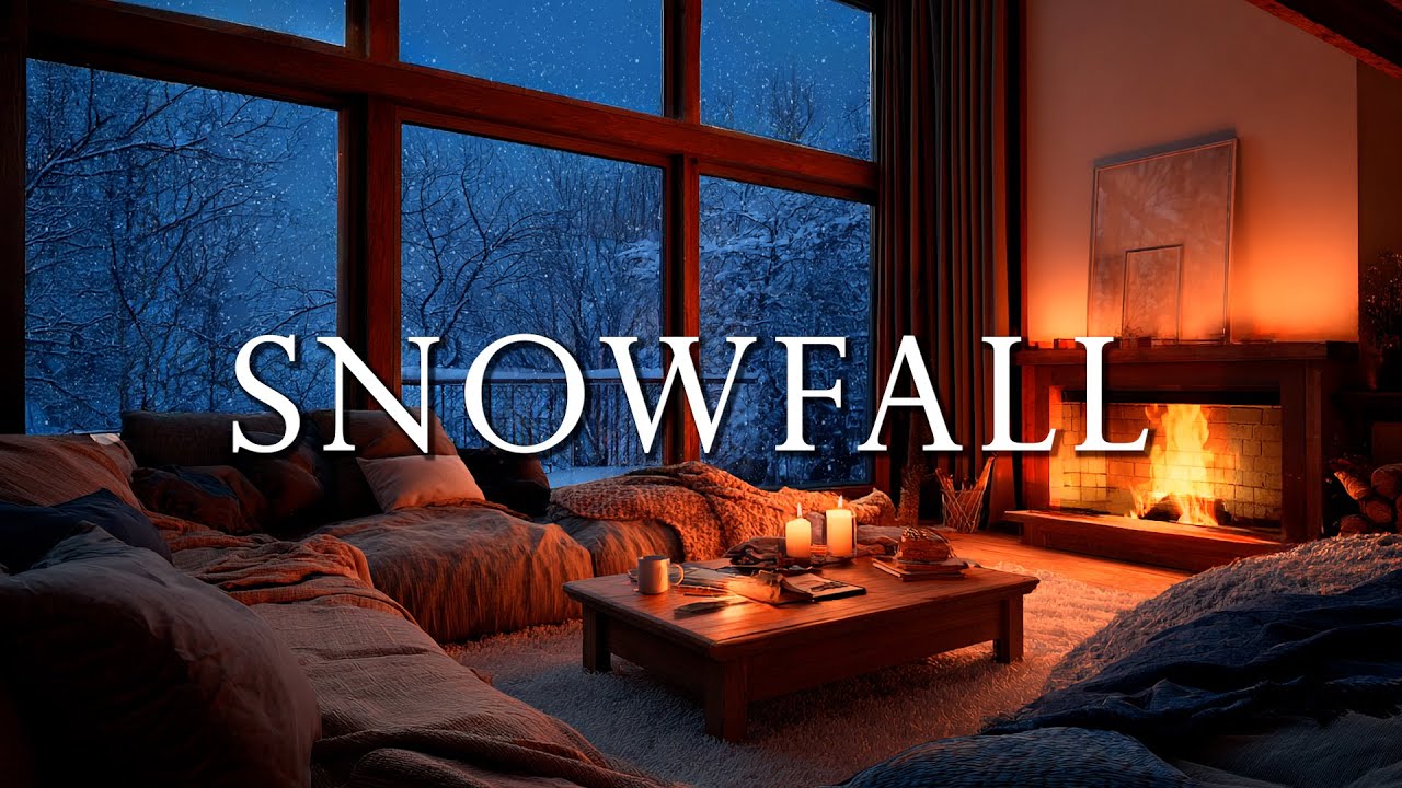 Warm Fireplace & Soft Piano Music | Healing Ambience for Rest & Recovery | Whispering Fire Piano