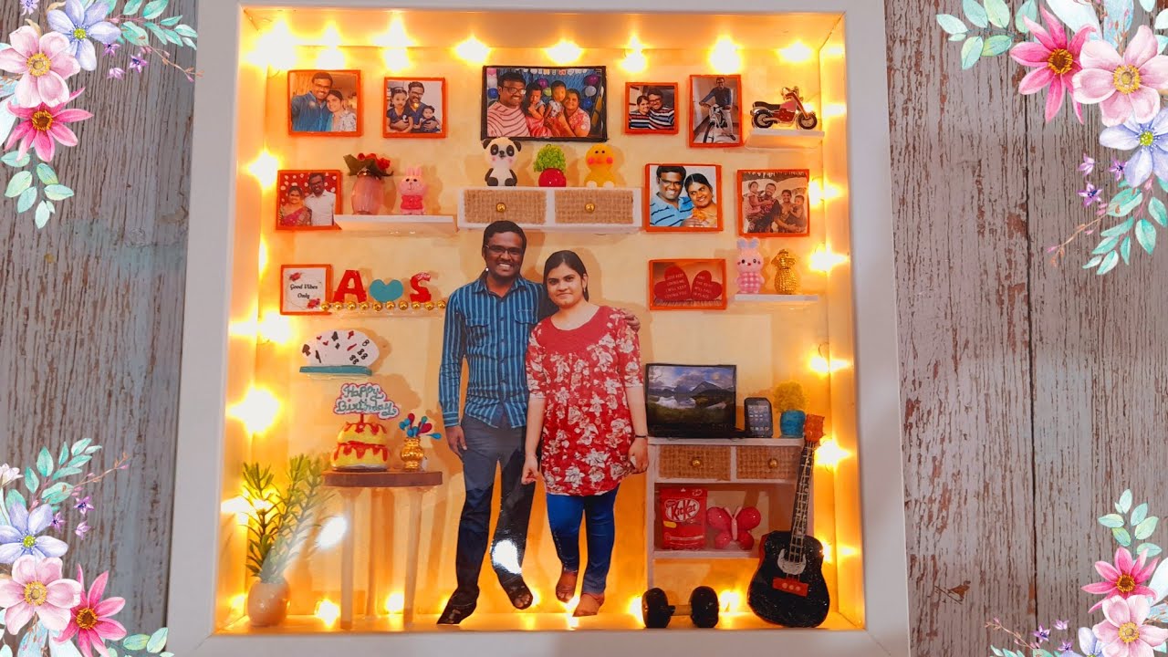 shadow frame | minature shadow box | handmade craft | customised gifts |