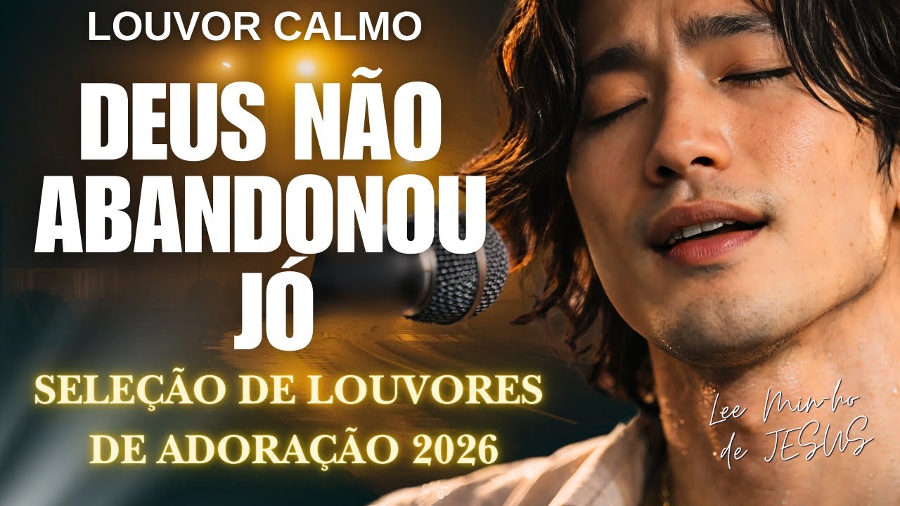 🙏 LEE MIN-HO DE JESUS | Deus Não Abandonou Jó | Música Gospel e Seleção de Louvores de Adoração 2026
