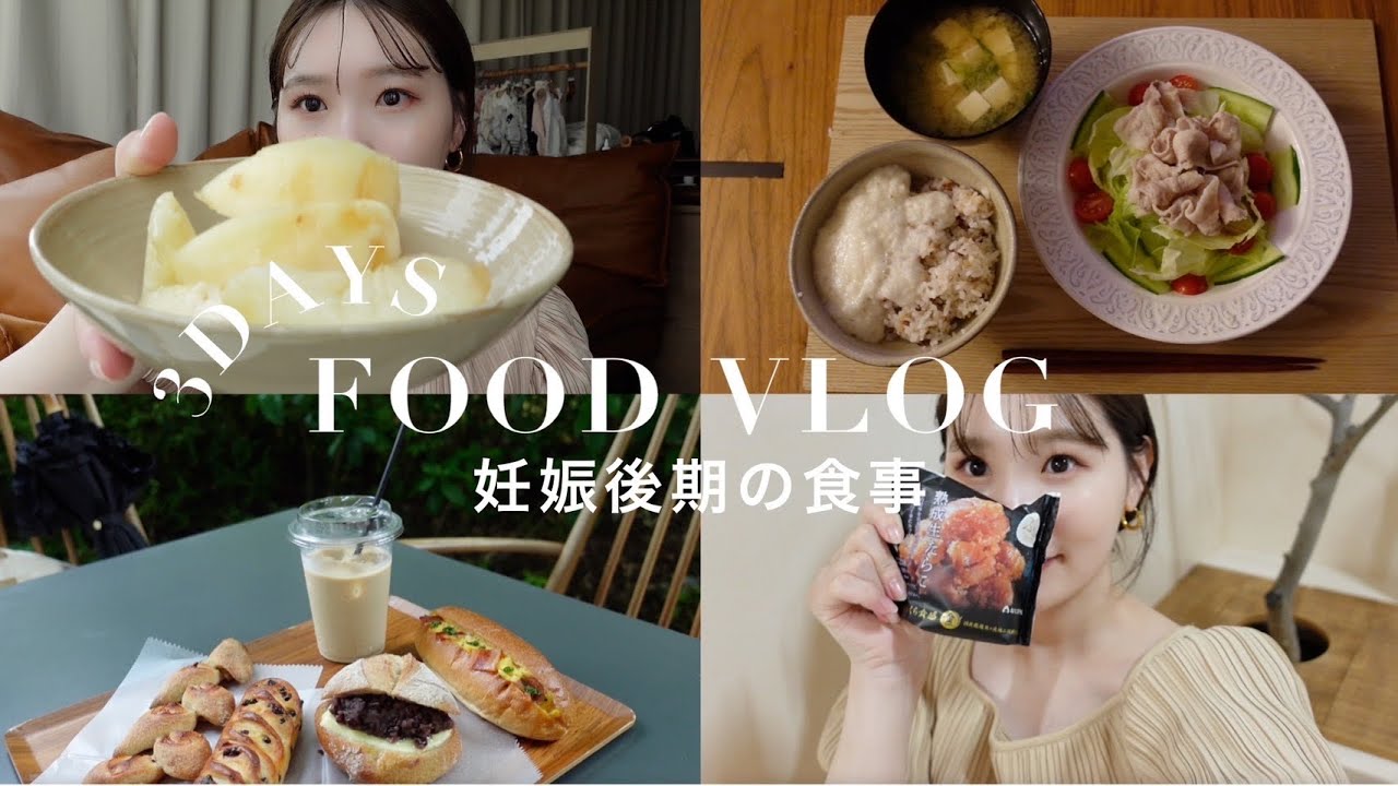 【妊娠後期】妊婦のリアルな3日間の食事密着！
