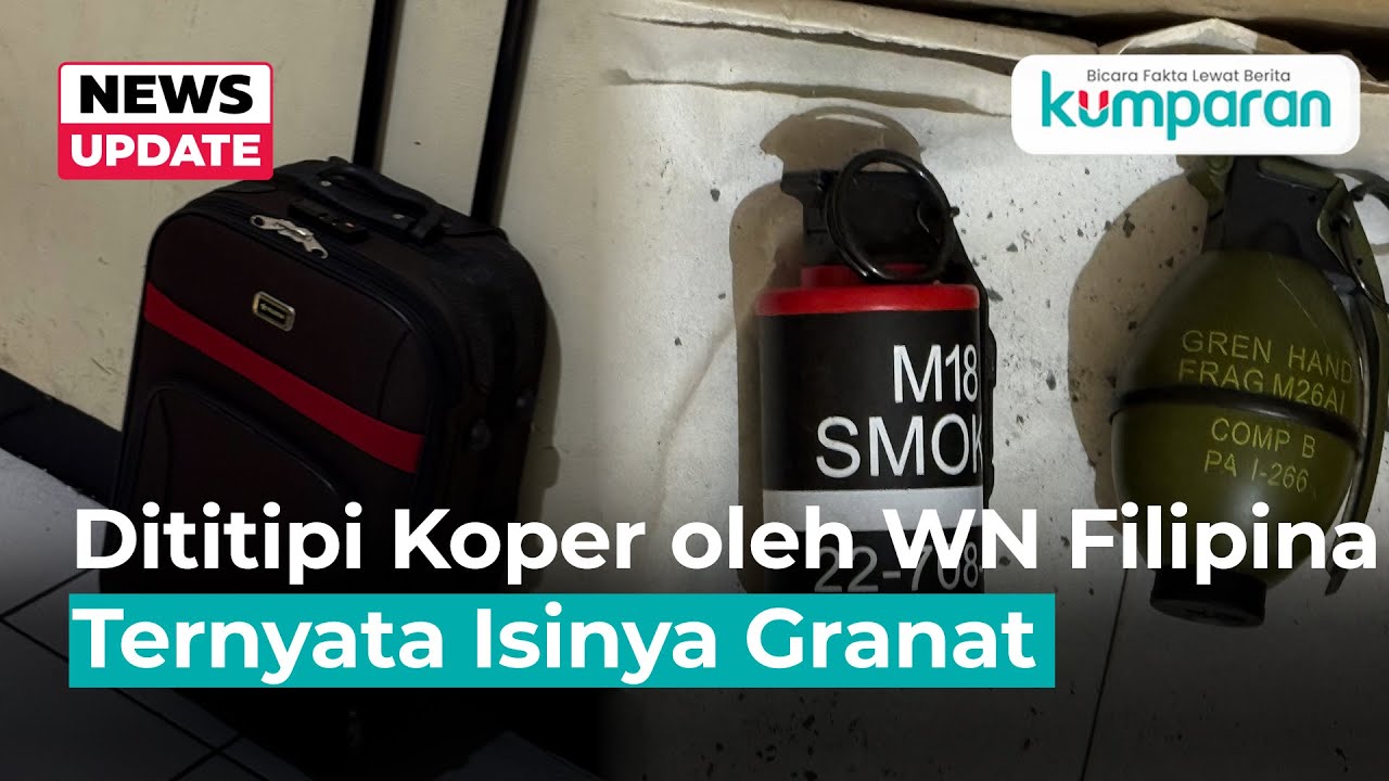 Warga Pasar Minggu Temukan Koper Isi Granat, Senpi dan Ratusan Peluru