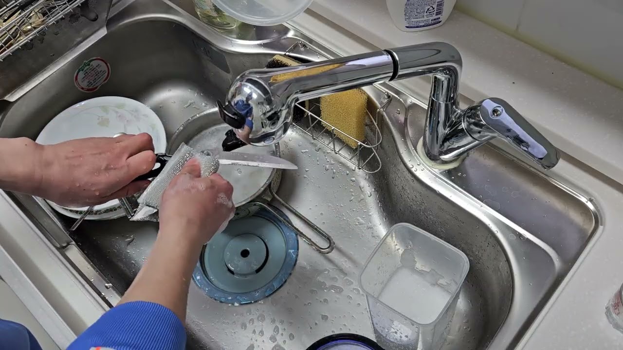2026년 03월 11일 (수) 설거지  ( Washing dishes )  #asmr