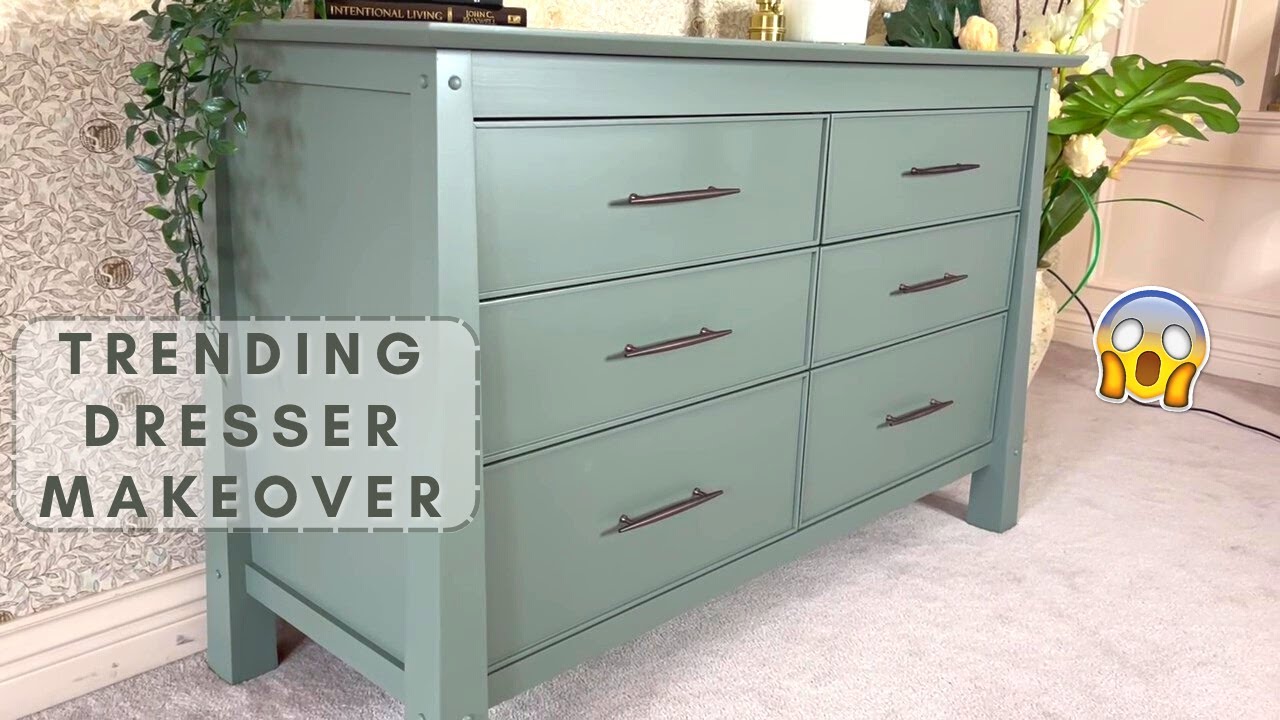 Painting Furniture for Profit | IKEA Bodarp Green