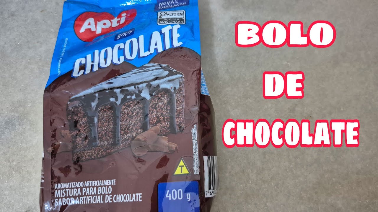 BOLO DE CHOCOLATE RÁPIDO E FÁCIL MASSA PRONTA APTI | Bolo de Massa Pronta | massa pronta