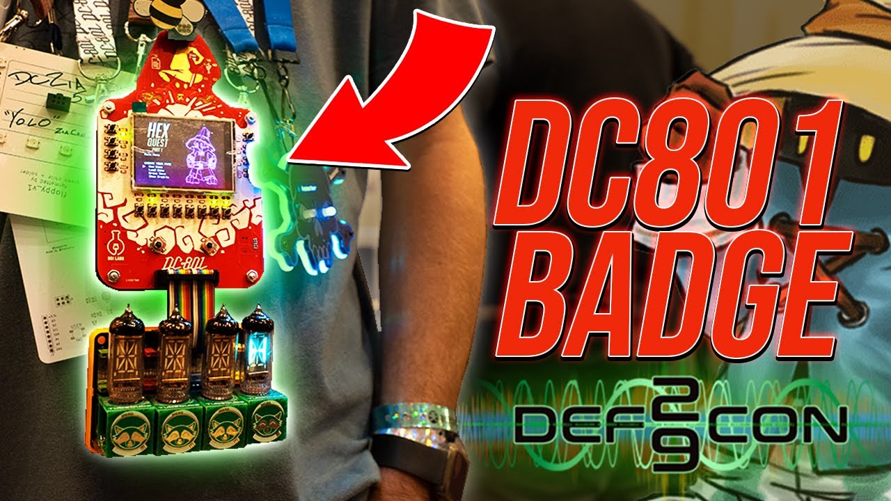 Incredible DC801 Badge | DEF CON 29 #badgelife