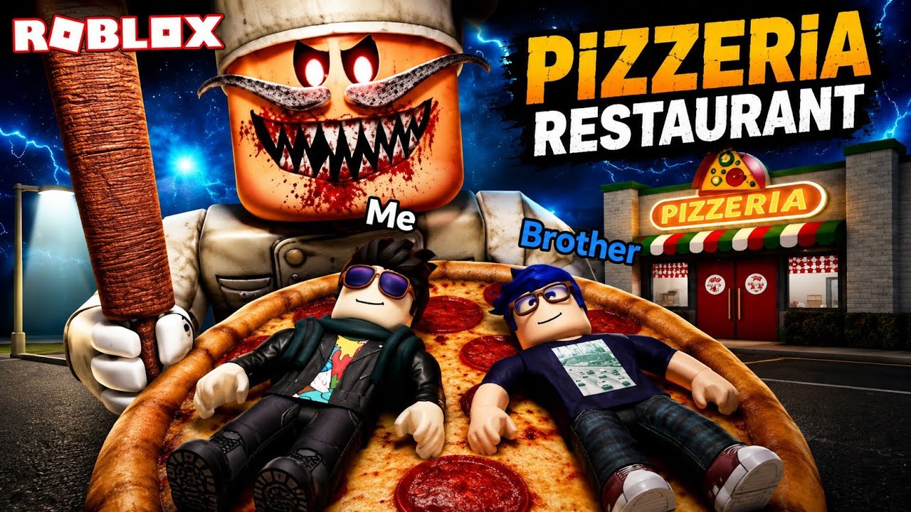 I play the papa pizza 🍕 in Roblox 💯 