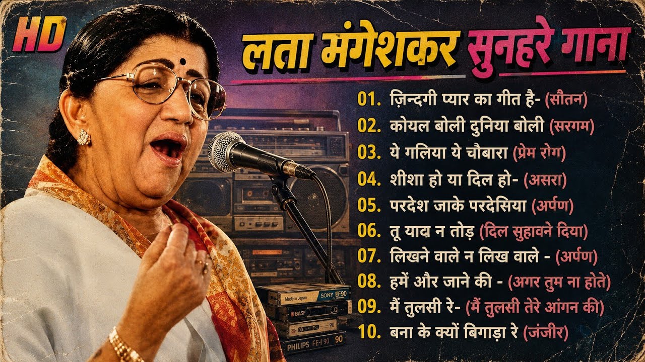 Old 80s Song || Lata Mangeshkar Song || Lala Mangeshkar Ke Purane Gane || #90shindisongs 