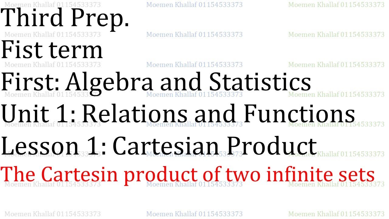 The Cartesin product of two infinite sets