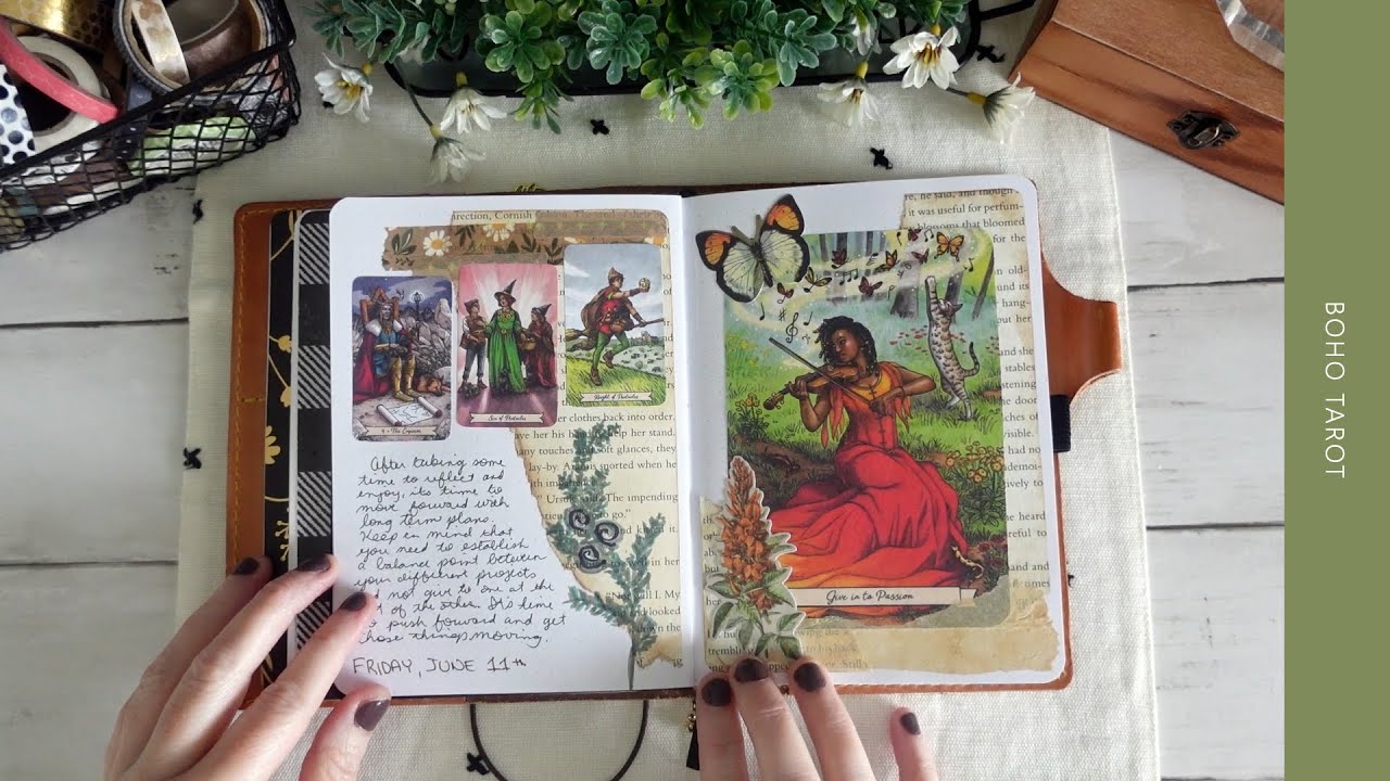 My Tarot Journal: June 2021 Pages