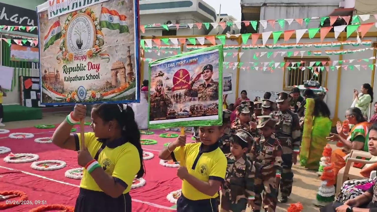 Republic Day(2026) at Kalpatharu School
