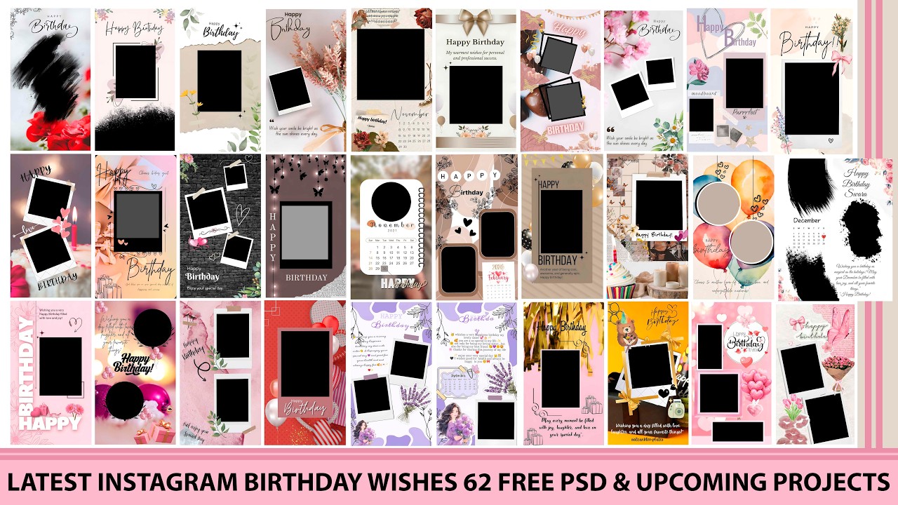 LATEST INSTAGRAM BIRTHDAY WISHES 62 FREE PSD & ABTL UPCOMING PROJECTS