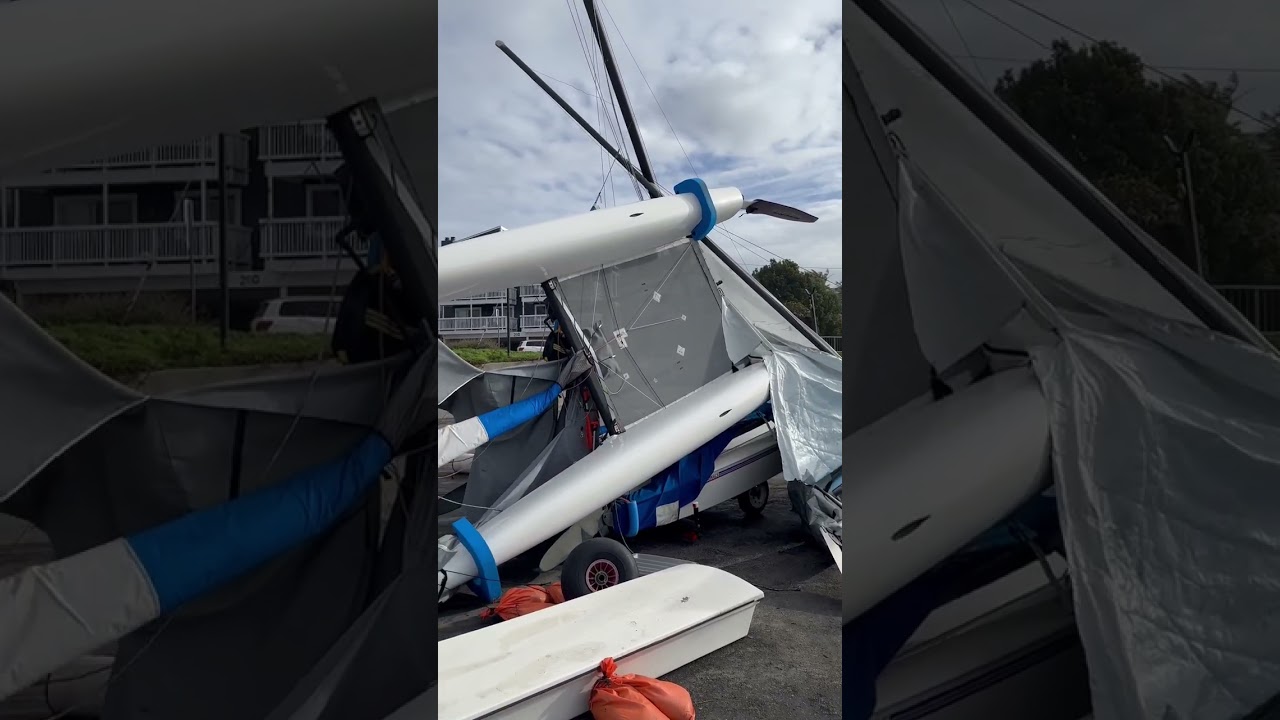Possible tornado or 91 mph winds flip and crack boats at Santa Cruz Harbor A rare and extreme wind