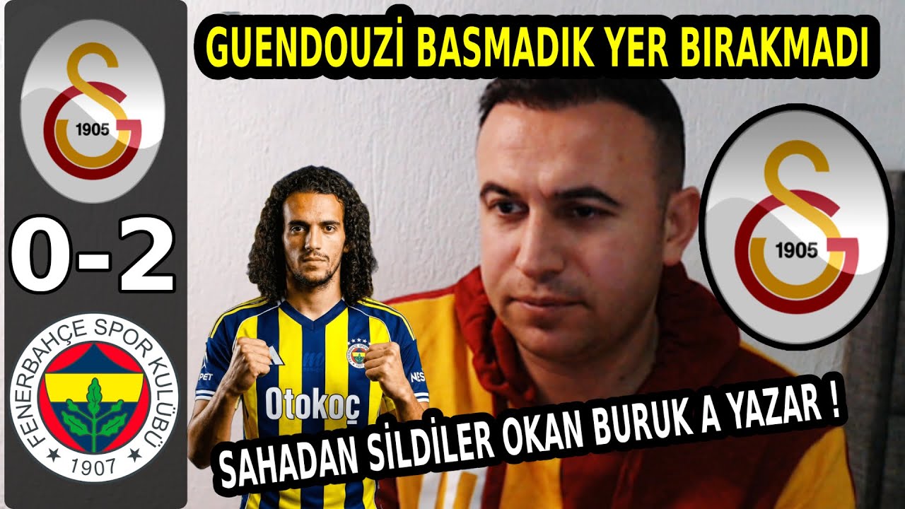 Basmadık Yer Bırakmadılar Ezildik ! | Galatasaray 0-2 Fenerbahçe Tepki Videosu