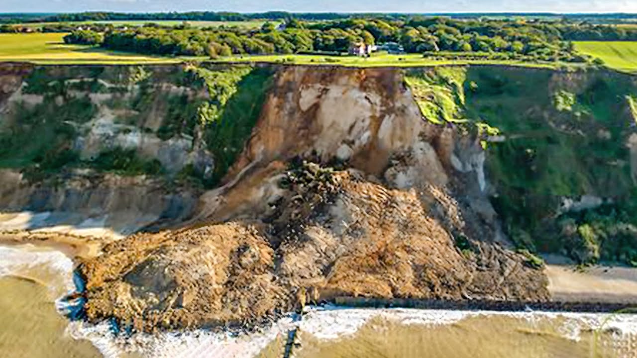 Massive Cliff Collapse Compilation