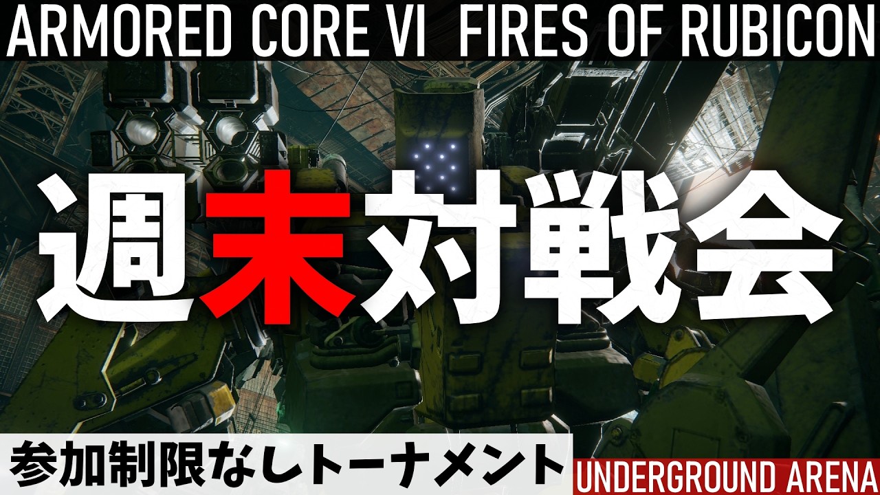 【AC6】週末対戦会┃STEAM版 参加制限なしトーナメント【2-4】