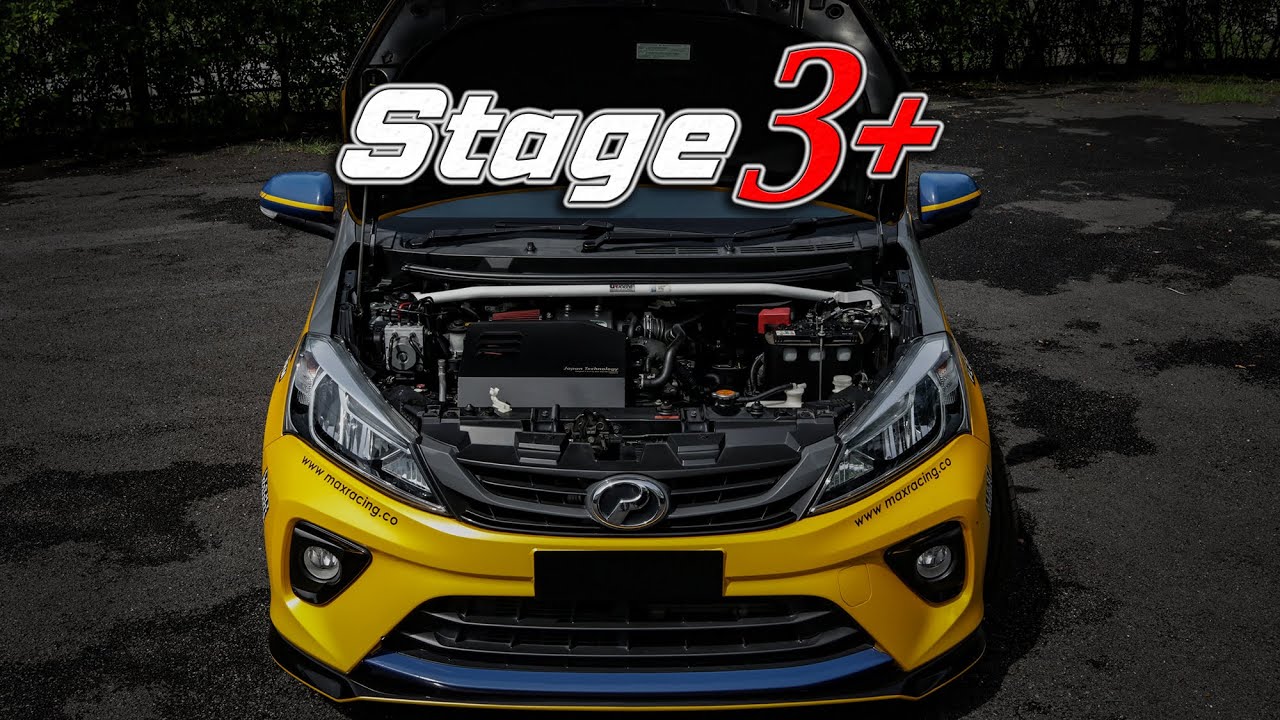 +21 HP🔺 Myvi Gen3 Stage 3+ Upgrade - Max Racing Exhaust