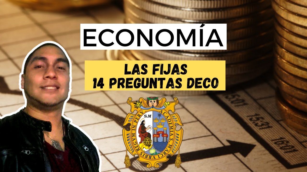 🔴 LAS FIJAS DE ECONOMÍA SAN MARCOS Solucionario Tercer Examen Pre San Marcos 2022 2 - 2023 Economía