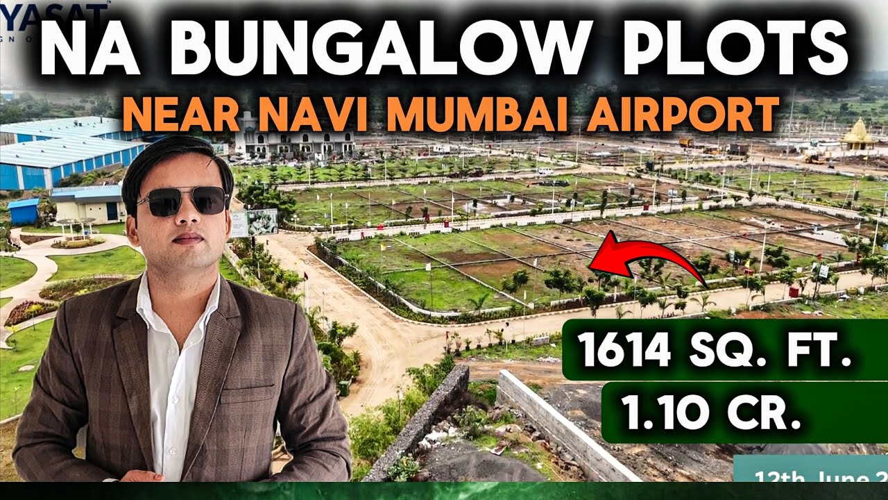 Premium Bungalow Plots Near Navi Mumbai Airport for High ROI #navimumbaiairport 