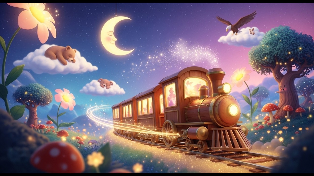 The Cozy Train That Traveled Through Dreams 🚂✨ | Sleep Story for Kids