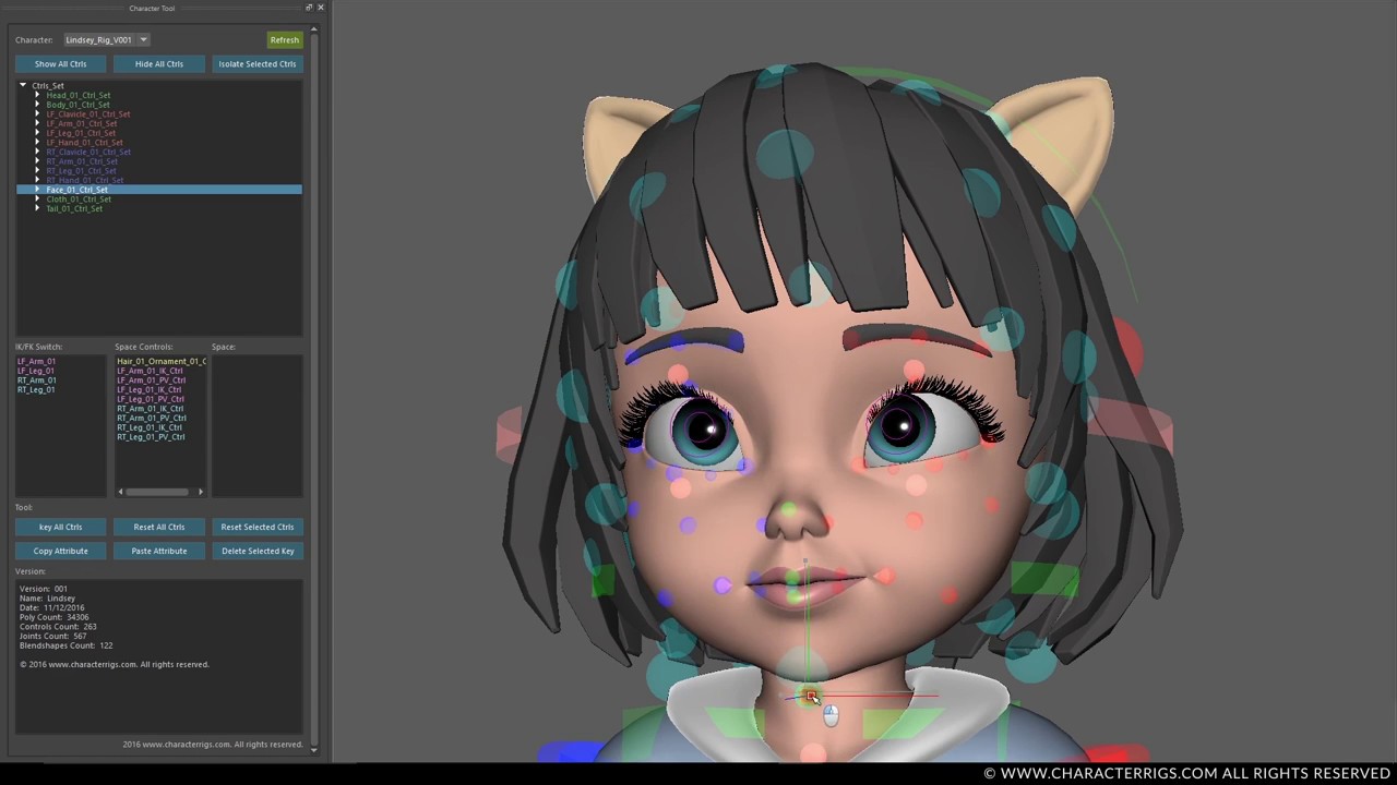 Characterrigs.com high-end Maya Character Rig Available now!