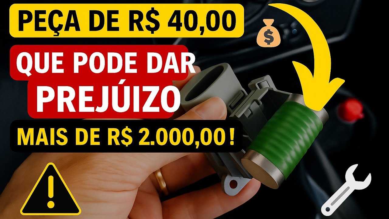 Resistência do Eletroventilador de R$ 40 Pode Gerar Prejuízo de R$ 2.000!
