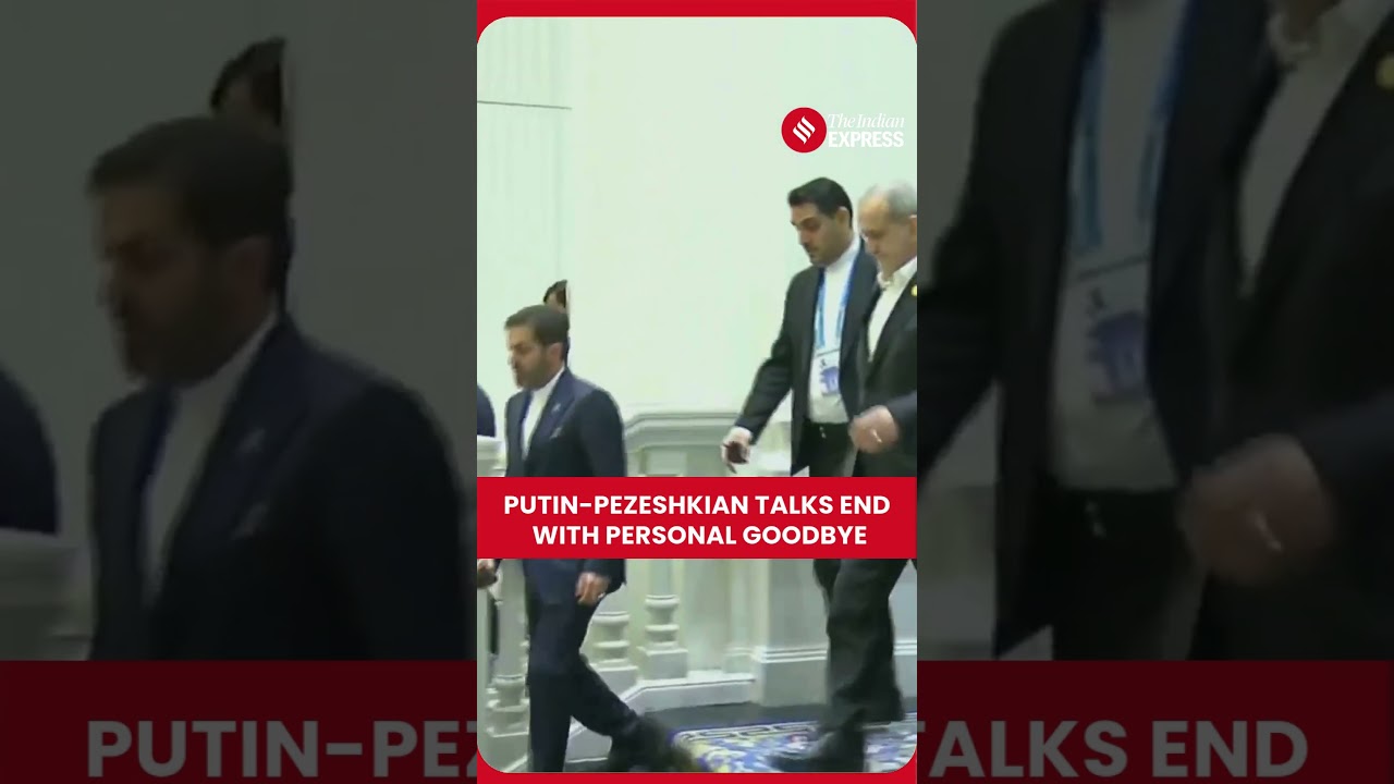 Saying Goodbye: Putin Accompanies Pezeshkian Following Summit Meeting in Tianjin