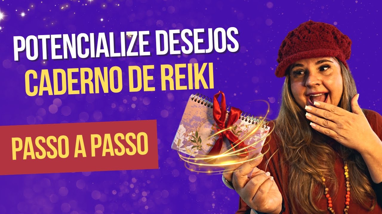 COMO FAZER CADERNO DE REIKI! PASSO A PASSO