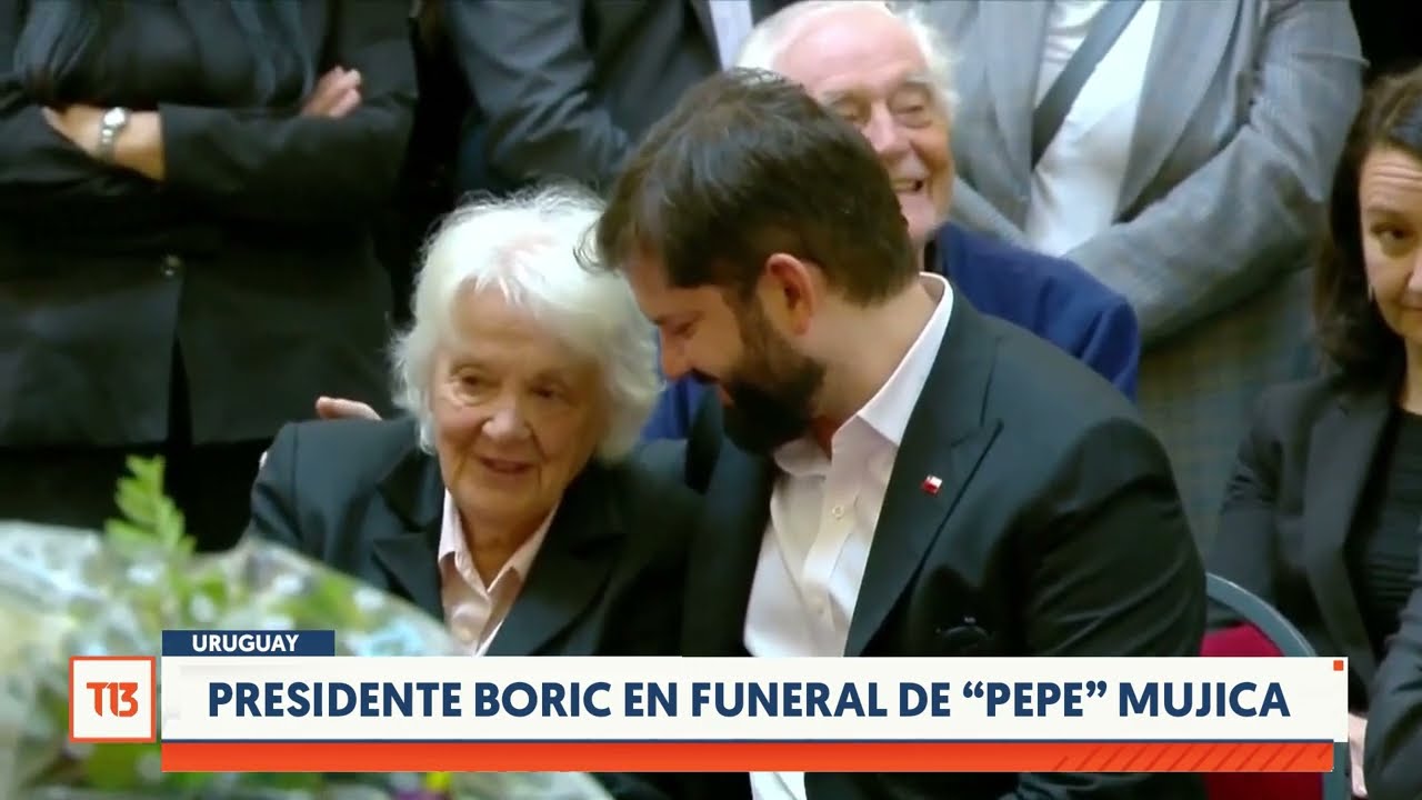 Así fue la visita completa del Presidente Boric al funeral de Pepe Mujica
