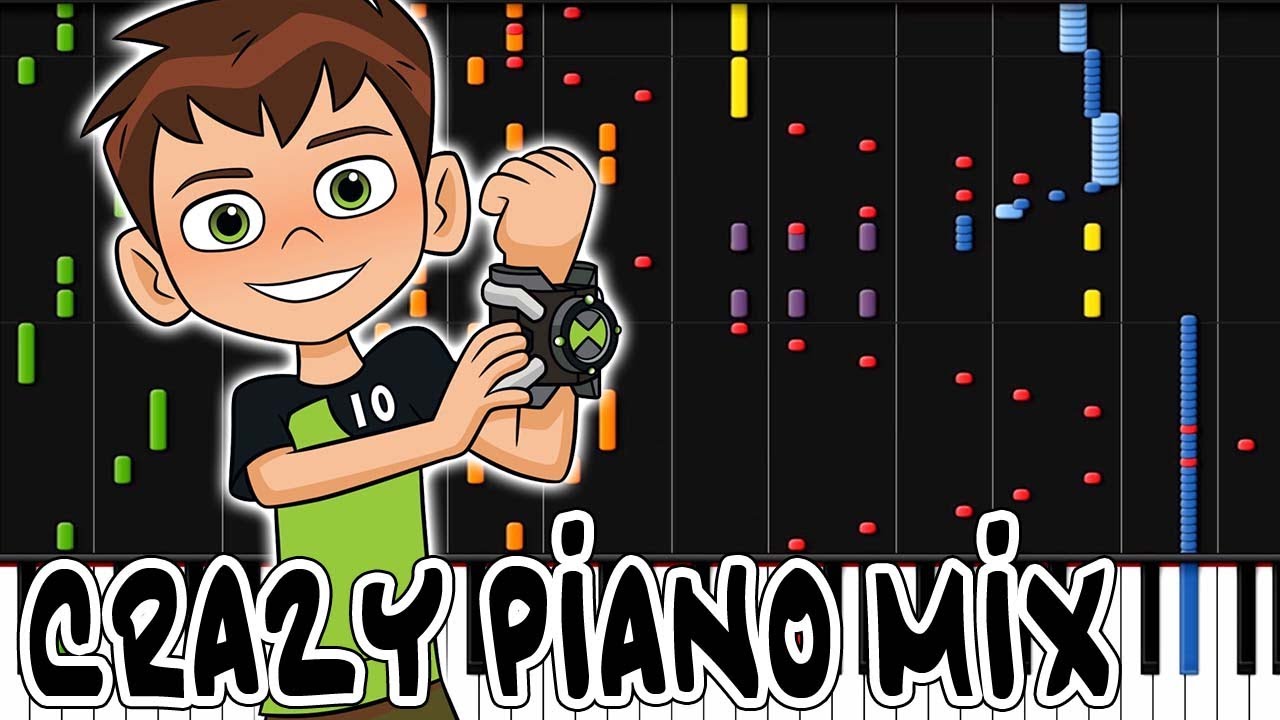 Crazy Piano Mix! BEN 10 REBOOT Main Theme